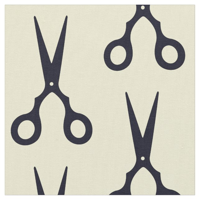 Schwarzes einfaches Haar Scissors Stoff (Nahaufnahme)