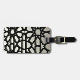 Schwarzes Eisen-Tor Gepäckanhänger