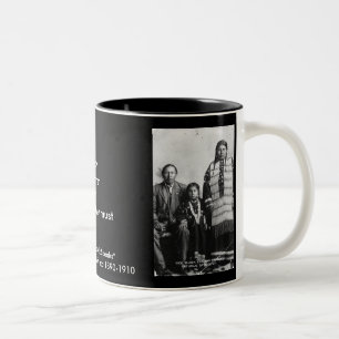 Schwarzes Elchzitat 1 Zweifarbige Tasse