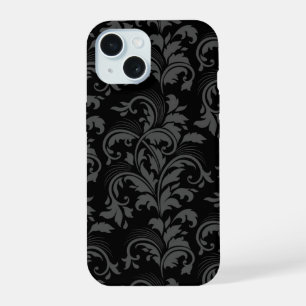 Schwarzes elegantes Handyhülle iPhone 15 Hülle