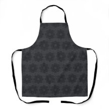 schwarzes ethnisches Mandala-Muster