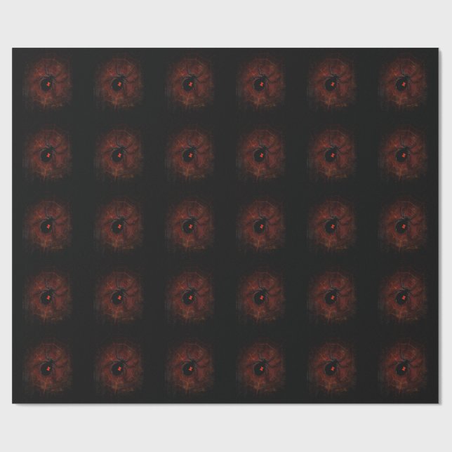 Schwarzes Fenster (Signature-Design) Geschenkpapier (Flach)
