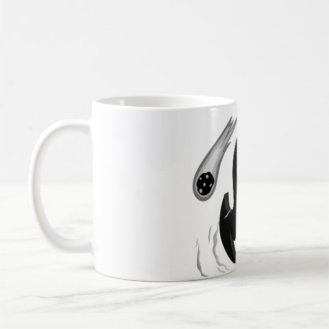 schwarzes Feuer Kaffeetasse (Links)