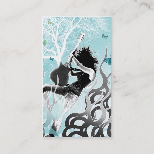 Schwarzes Feuer - Visitenkarte (Vorderseite)