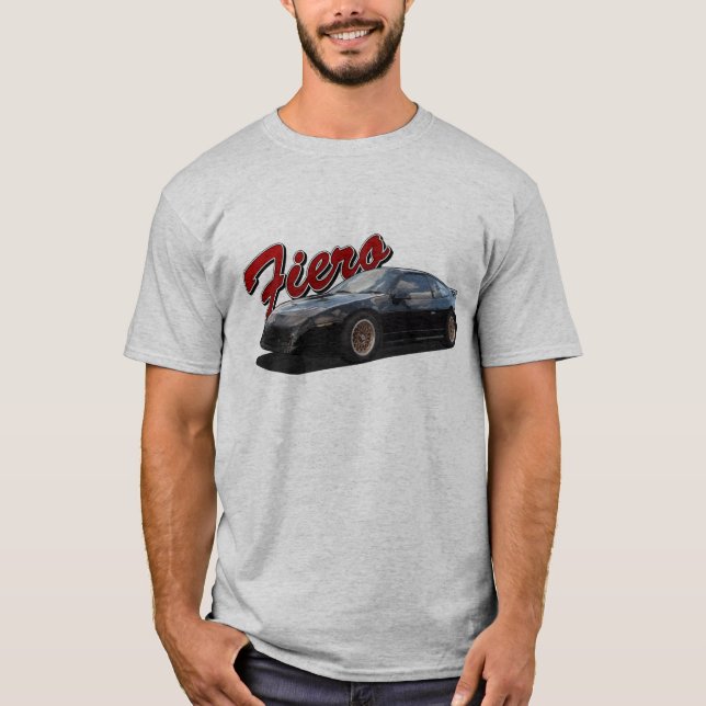 Schwarzes Fiero T-Shirt (Vorderseite)