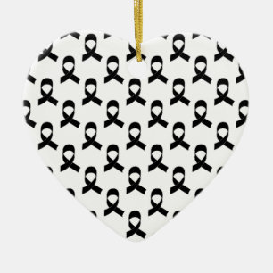 Schwarzes Flachmuster Keramikornament