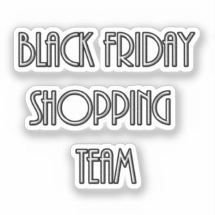 Schwarzes Freitag Scrapbook Aufkleber