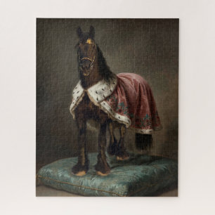 Schwarzes Friesenpferd - Poster
