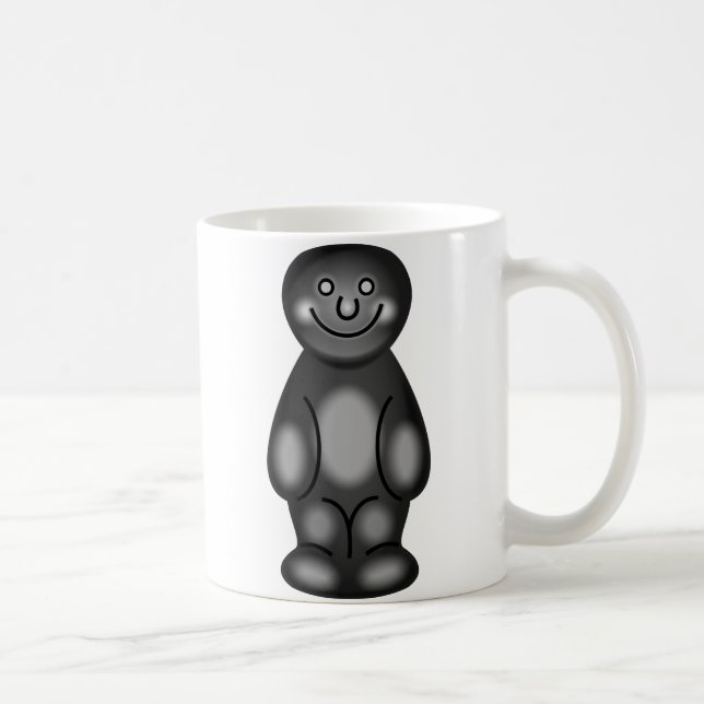 Schwarzes Gelee-Baby Kaffeetasse (Rechts)