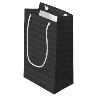 Schwarzes gezeichnetes abstraktes kleine geschenktüte