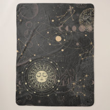 Schwarzes Gold Astrologisches Muster