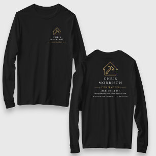 Schwarzes Gold Contractor Heimreparaturarbeit T-Shirt