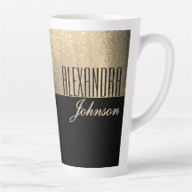 Schwarzes Gold Eleganter Name