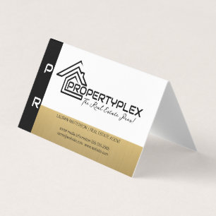 Schwarzes Gold   HausLogo Visitenkarten