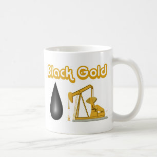 Schwarzes Gold Kaffeetasse
