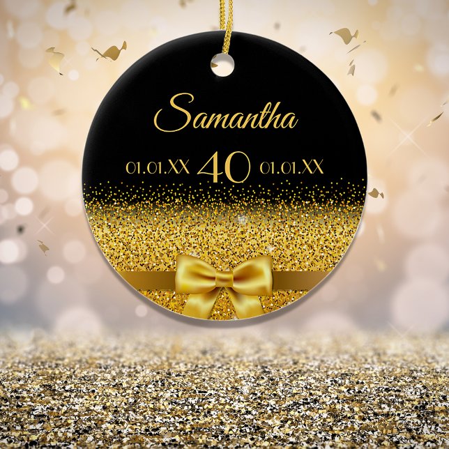 Schwarzes Gold Keramik Ornament (Von Creator hochgeladen)