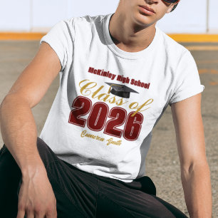 Schwarzes Gold Klasse 2026 Individualisierte Absol T-Shirt
