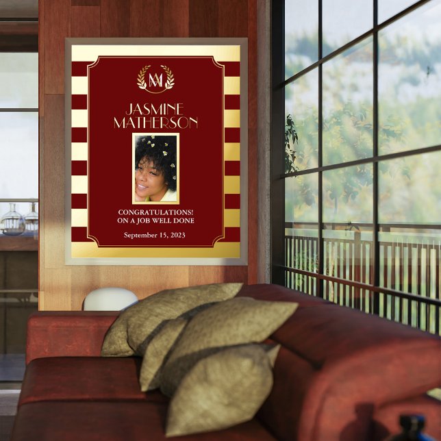 Schwarzes Gold Moderne Foto Glückwünsche gut gemac Foliendrucke (Von Creator hochgeladen)