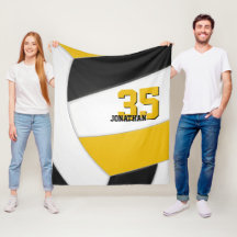 Schwarzes Gold und weiße Jungen Mädchen Volleyball