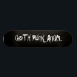 SCHWARZES, GOTH PUNK-ENGEL SKATEBOARD<br><div class="desc">IM COOLEN SCHREIBEN</div>