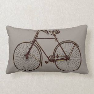 schwarzes graues Braun des Fahrradfahrrad Lendenkissen