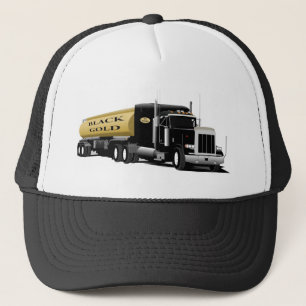 Schwarzes halb truckerkappe