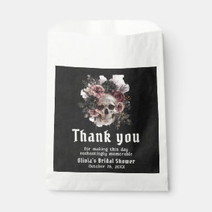 Schwarzes Halloween-Blumenschmuck-Gotisches Brautp Geschenktütchen