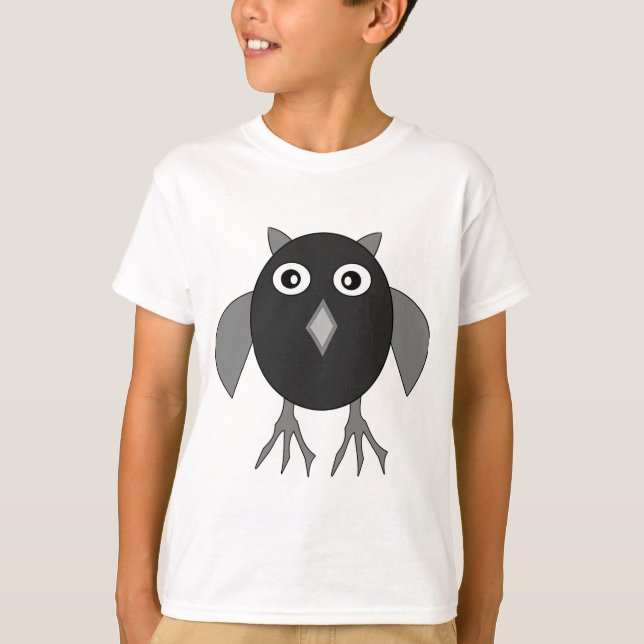 Schwarzes Halloween Kids T Shirt (Vorderseite)