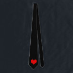 Schwarzes Herz der Krawatten-W/Red Krawatte<br><div class="desc">Schwarzes Herz der Krawatten-W/Red</div>