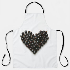 Schwarzes Herz Schürze