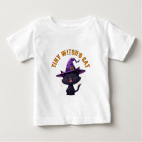 Schwarzes Hexen-Kätzchen für Halloween-Baby-Spaß �