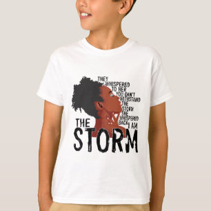 Schwarzes Historienmonat-Shirt Afrikanische Frau A T-Shirt