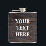 Schwarzes Holz Flachmann<br><div class="desc">Das ist Black Chalkboard Modern Flask. Diese Flasche ist ein schwarzer Chalkboard Hintergrund. Es ist vollständig anpassbar. Es ist ein einzigartiges Geschenk, das perfekt für Hochzeiten, Geburtstage und besondere Veranstaltungen ist.</div>