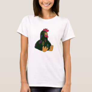 Schwarzes Huhn T-Shirt