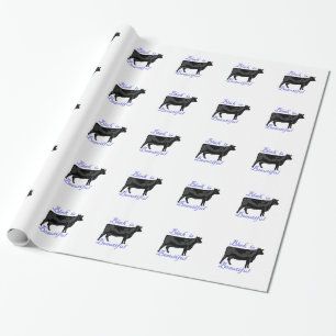 Schwarzes ist schön geschenkpapier
