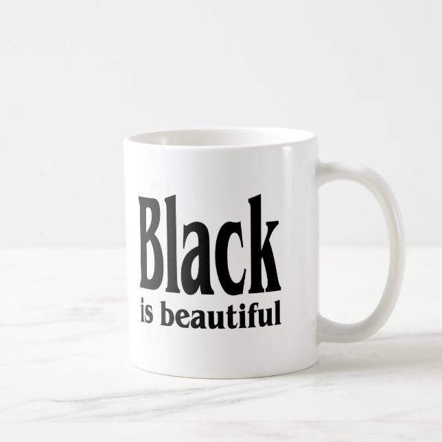 Schwarzes ist schön kaffeetasse (Rechts)