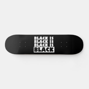 Schwarzes ist schwarz skateboard