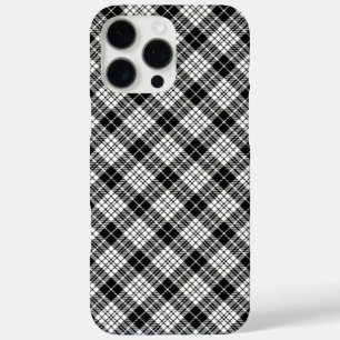Schwarzes Karo iPhone 16 Pro Max Hülle