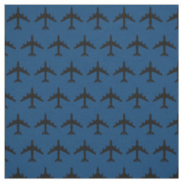 Schwarzes KC-135 Tankflugzeug auf blauem Stoff