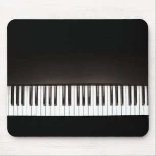 Schwarzes Klavier mousepad