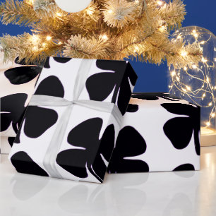 Schwarzes Kleber glänzendes Papier, groß Geschenkpapier