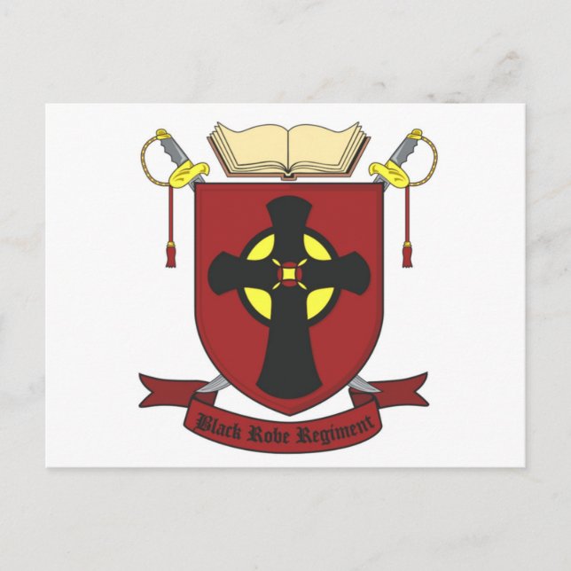 SCHWARZES KLEID REGIMENT POSTKARTE (Vorderseite)