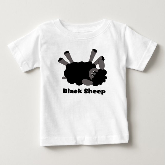 Schwarzes Kleinkind-Shirt Baby T-shirt (Vorderseite)