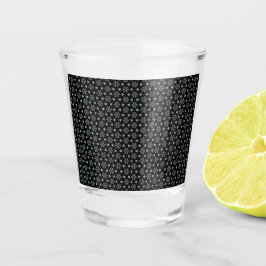 Schwarzes kreisförmiges Delight Shot Glass Schnapsglas