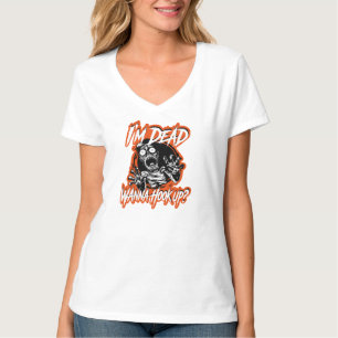 schwarzes, kurzärmeliges Rundhals-T-Shirt T-Shirt
