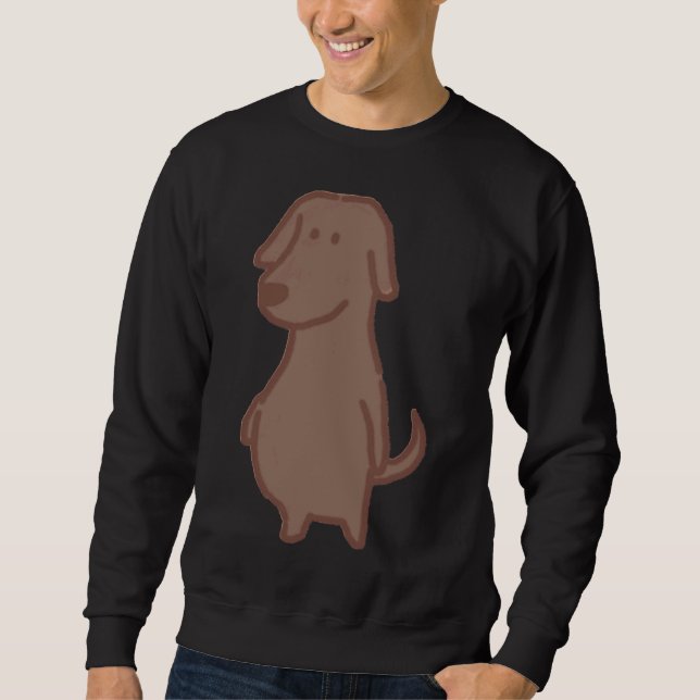 Schwarzes Labor 9 Sweatshirt (Vorderseite)