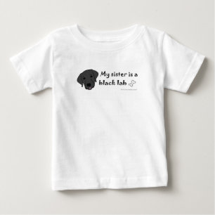 schwarzes Labor Baby T-shirt