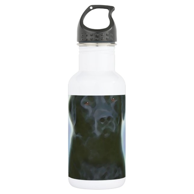 schwarzes Labor Trinkflasche (Vorderseite)