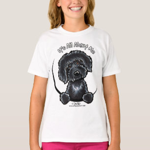 Schwarzes Labradodle IAAM T-Shirt