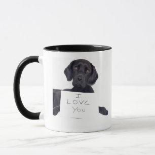 Schwarzes Labrador 13 Monate Tasse